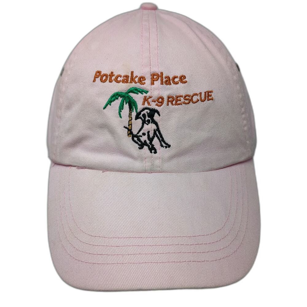 Anvil Baseball Cap Pink OSFM Potcake Place K-9 Rescue Turks Caicos Cotton Hat